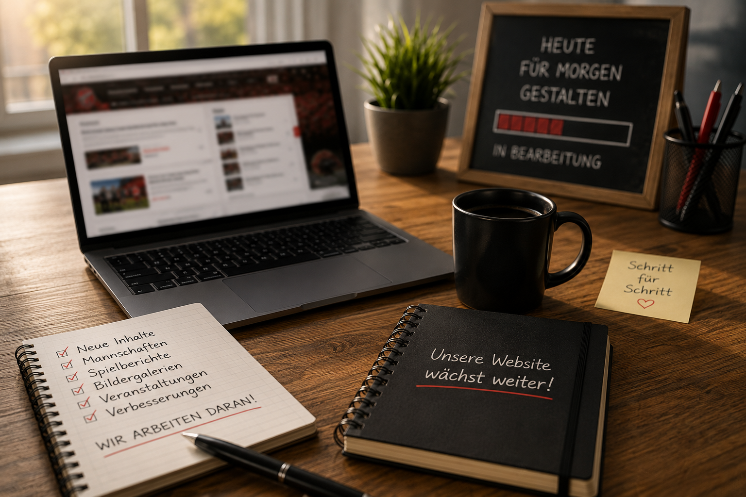 Hinter den Kulissen wird weiter gearbeitet